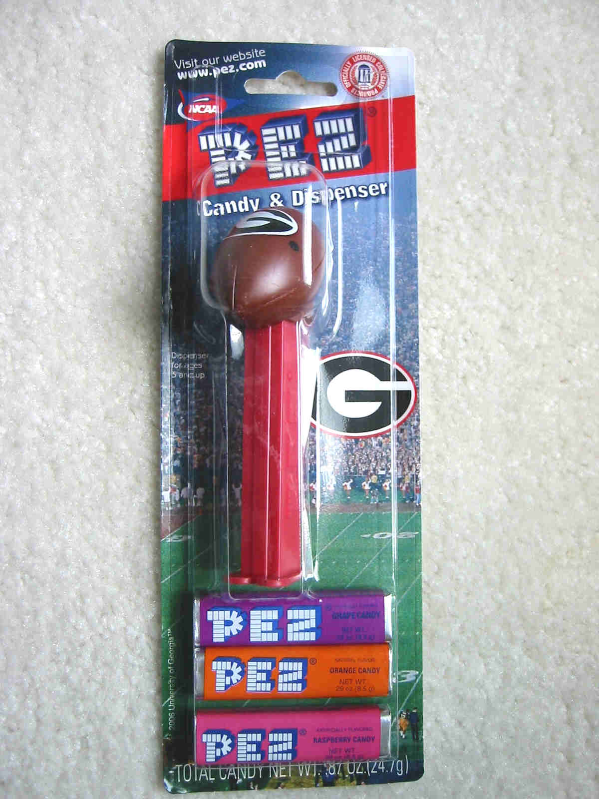 College Football Pez - Georgia (MOC)