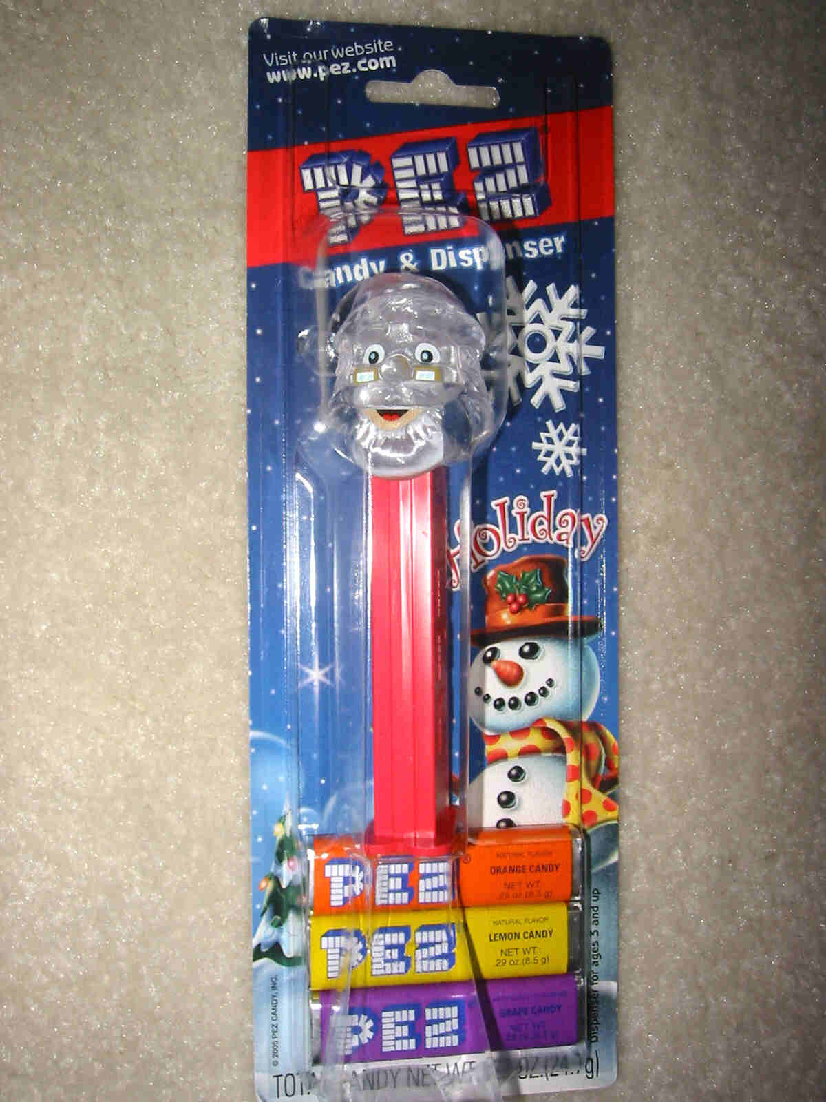 Xmas Crystal Santa Pez 2007 - MOC - Click Image to Close