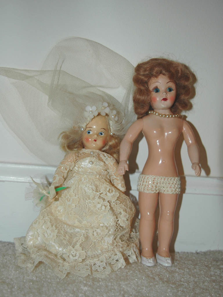 Vintage Hard Plastic Dolls - Click Image to Close