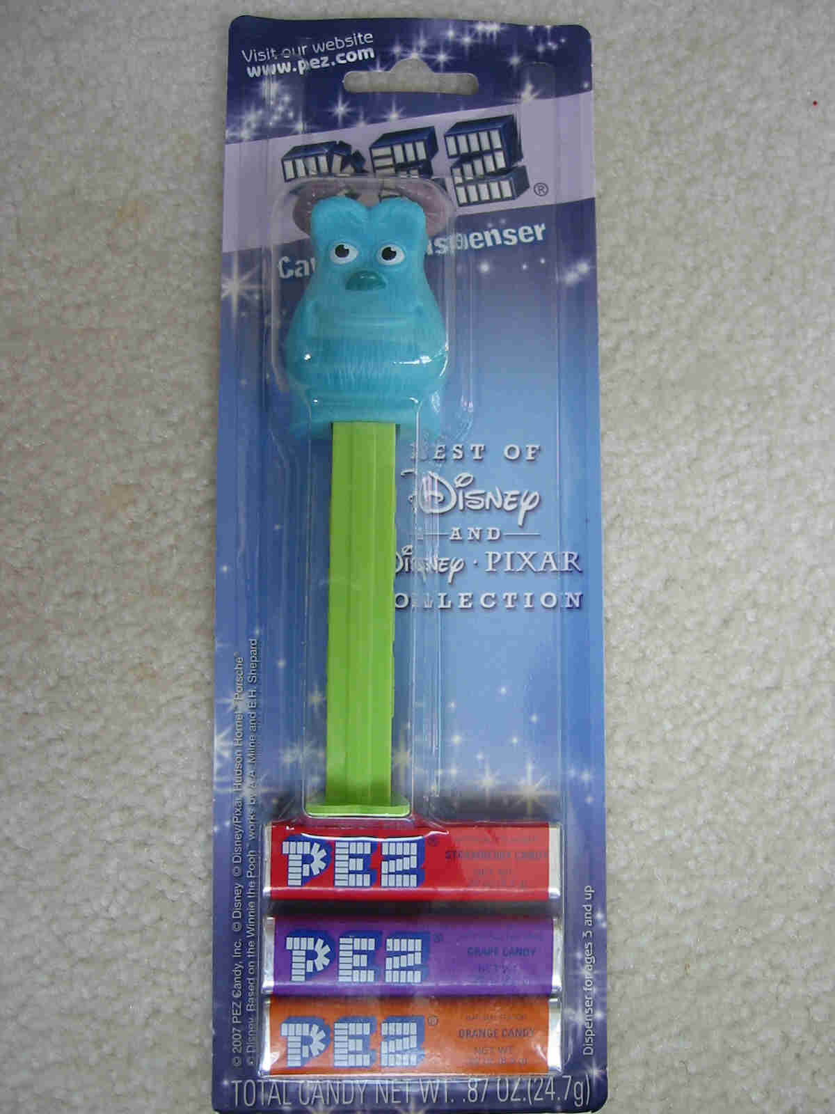 Disney Best of Pixar Pez - Sulley