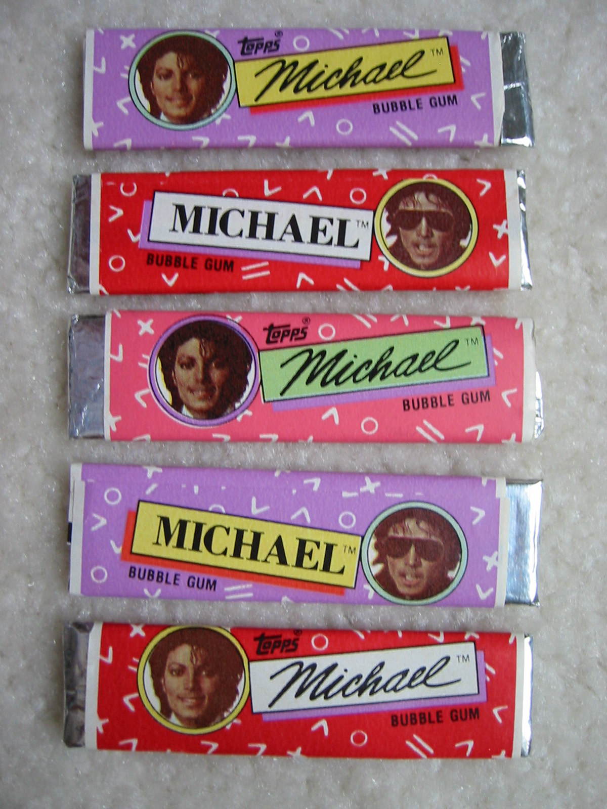 Michael Jackson Bubble Gum Sticks