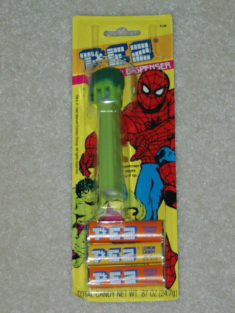 Hulk Pez Original - MOC - Click Image to Close