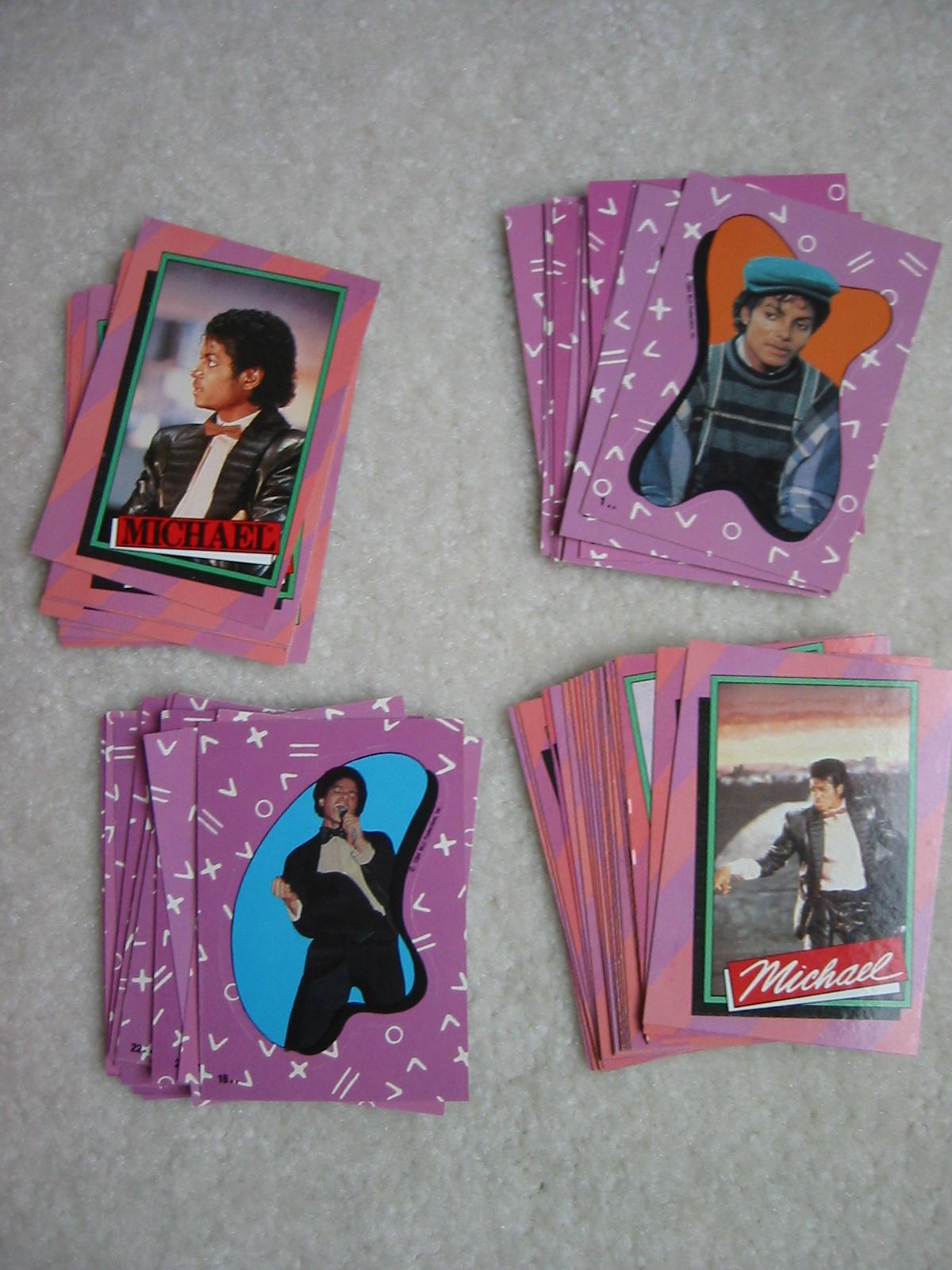 Michael Jackson Collector Cards - Loose (1984) - Click Image to Close