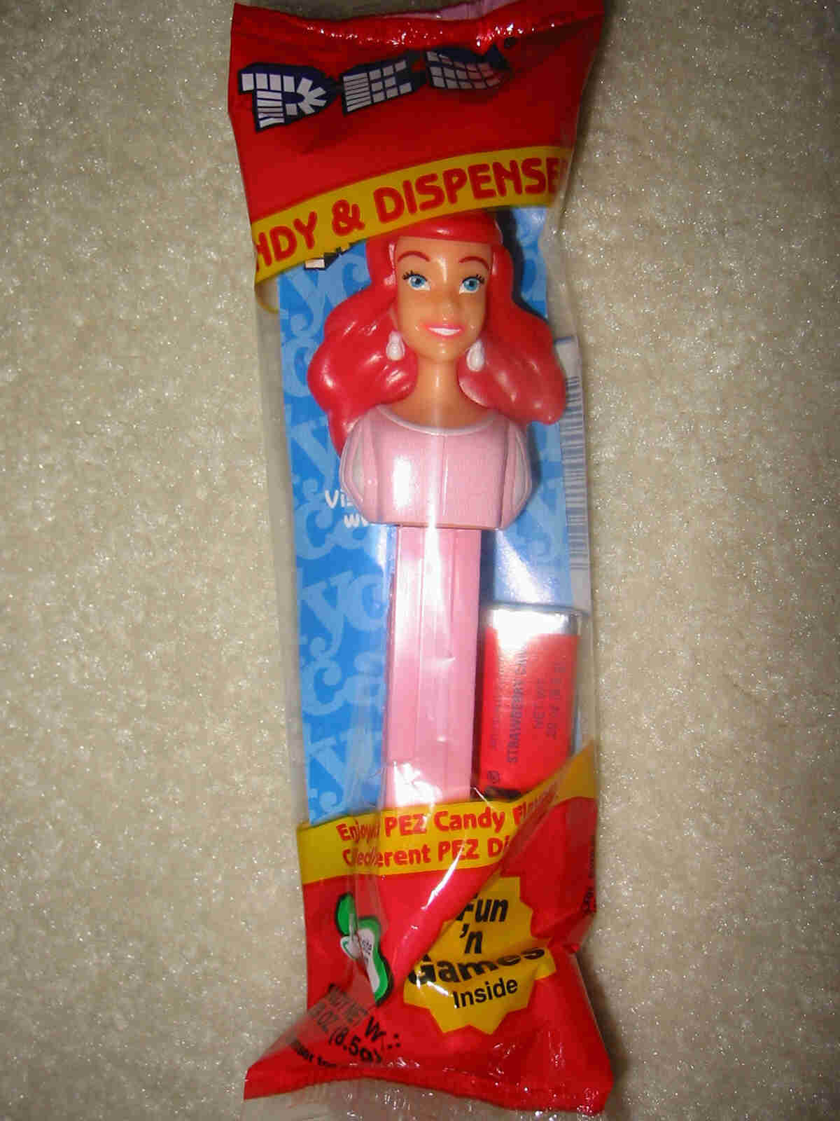 Disney Princesses Pez - Ariel The Mermaid (MIB)