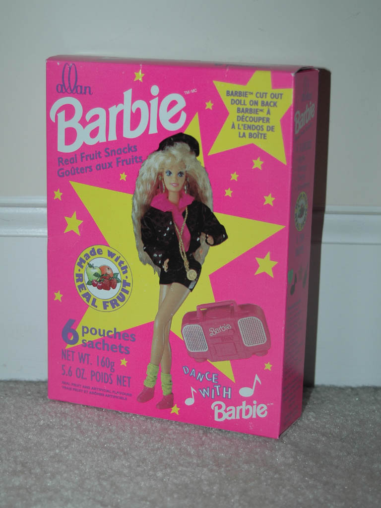 Barbie Promotional Fruit Snaks