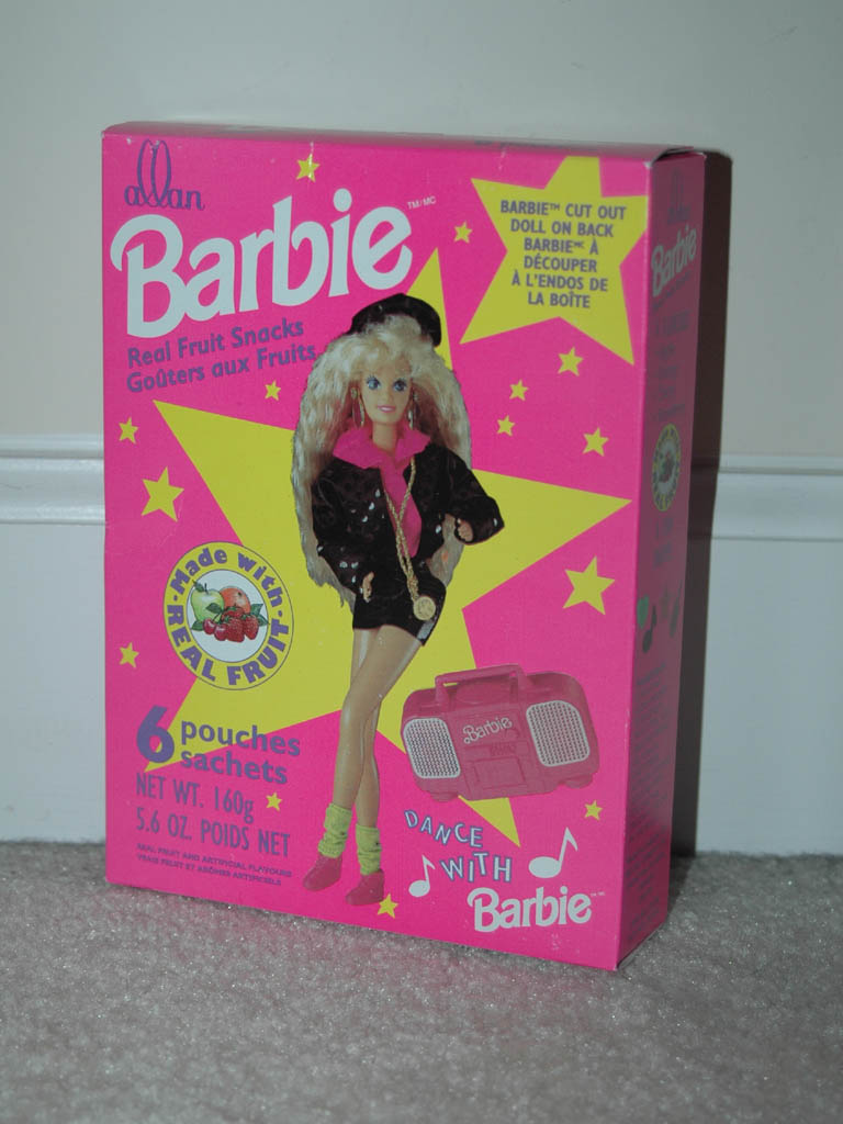 Barbie Promotional Fruit Snaks - Click Image to Close