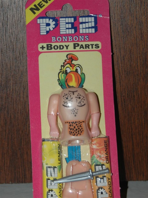 Pez Body Parts - Tarzan