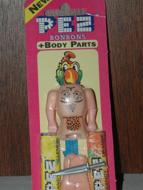 Pez Body Parts - Tarzan - Click Image to Close