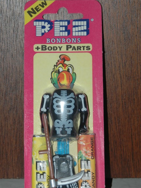 Pez Body Parts - Grim Reaper/Skeleton - Click Image to Close