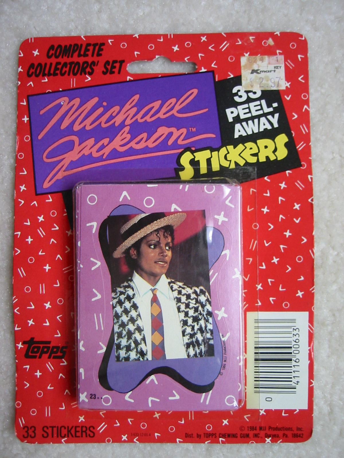 Michael Jackson Collector Sticker Set (1984)